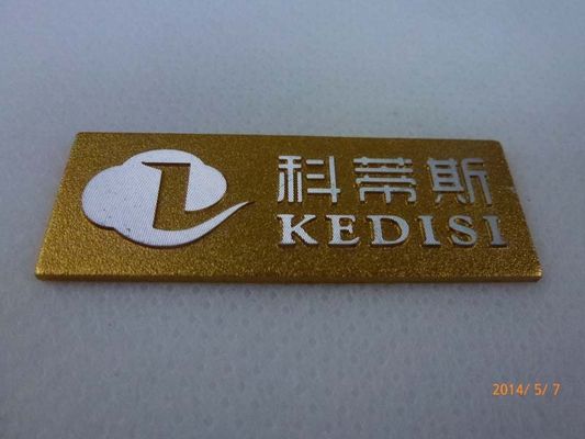 Metal la rayure de plaques d'identification de porte de bureau/impression personnalisée d'écran de plaques d'identification