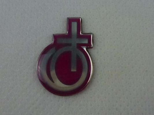 High Glossy Epoxy Aluminum custom Metal Door Name Plates Customized For Company