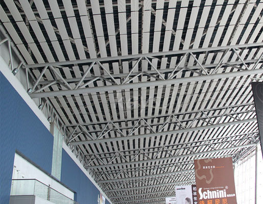 Le grand plat perforé suspendu fait sur commande de plafond en métal/a perforé le revêtement en aluminium
