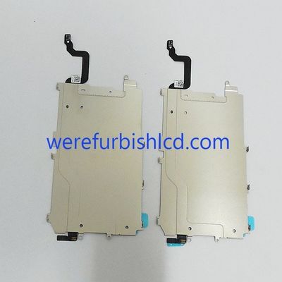 Original iphone 6 4.7 " LCD Metal Back plate Shield + Home Button Extend flex cable