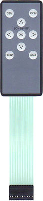 Membrane Switch and backlight membrane  keypad auotype pet and 3M adhesive with metal dome led with embossing with el