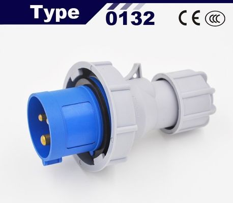 Waterproof IP67 Industrial plugs model SF-0132 (16A 220VAC 2P+E) 0232(32A)