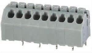 CA 1500V/1Min del conector 22AWG del bloque de terminales de la primavera de 250V 10A ROHS PA66 3,81 5.0m m